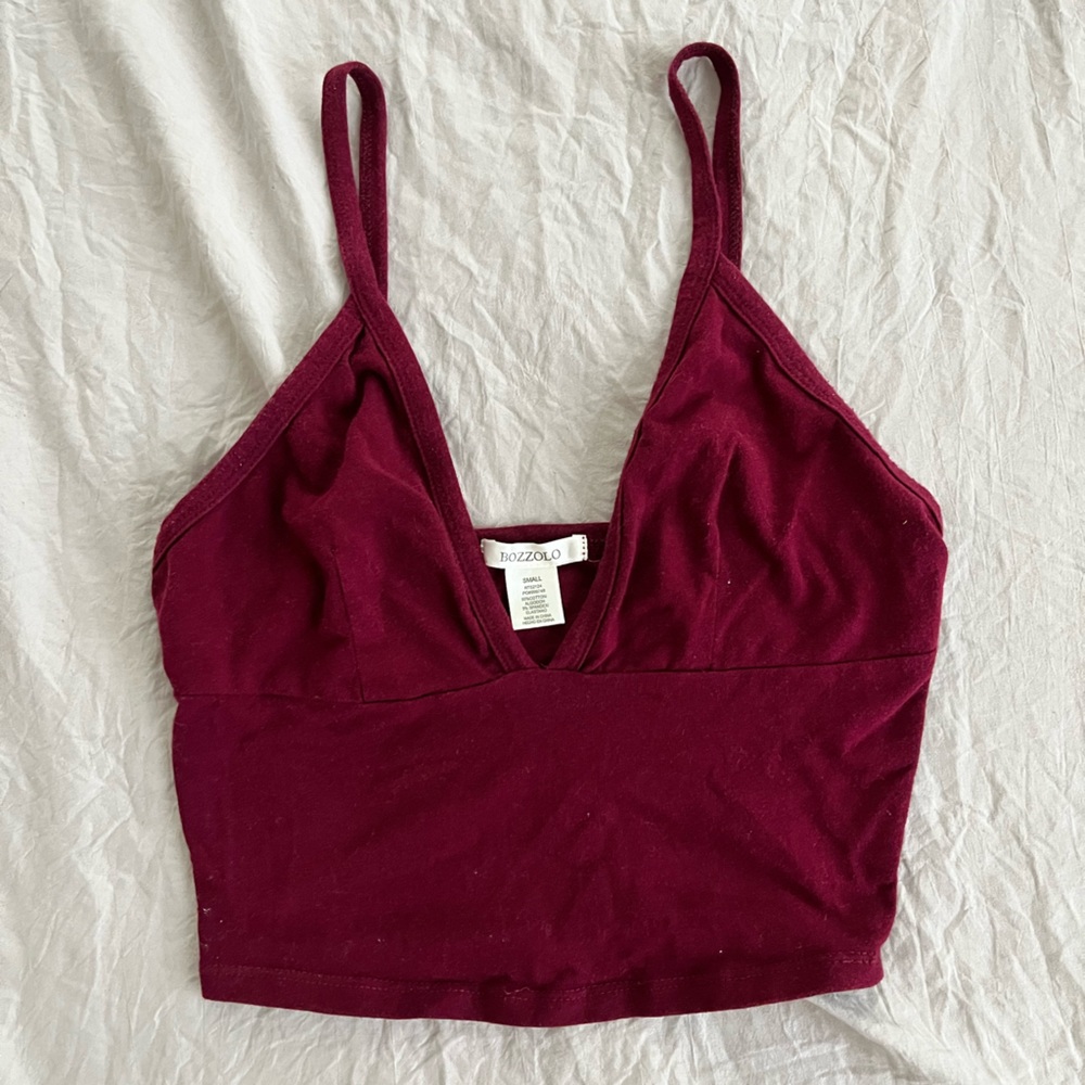 low cut tank top